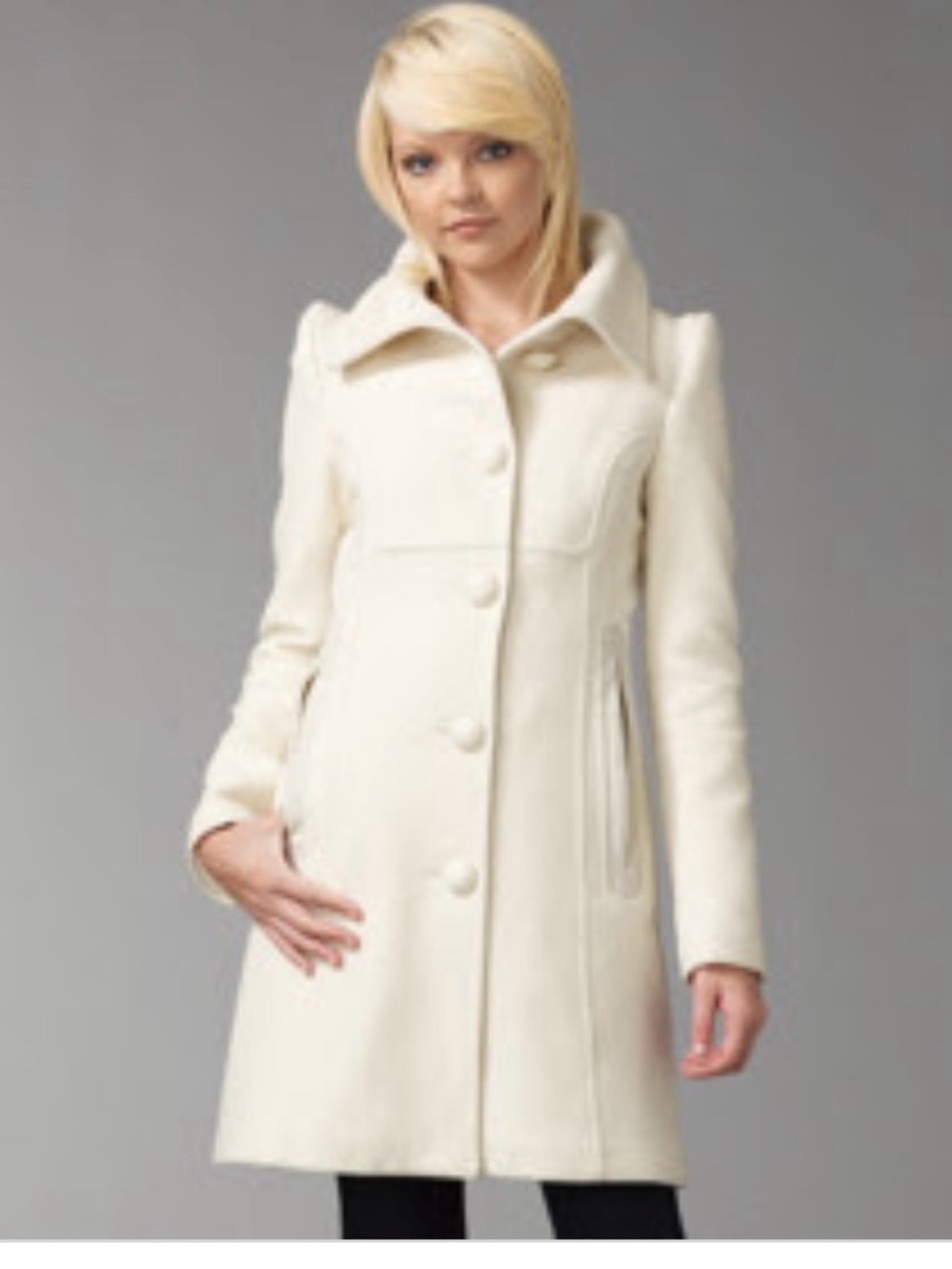 Mackage Women's Cream Wool-Coat